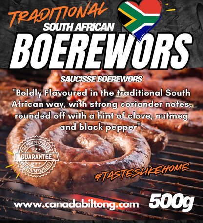 Traditional Boerewors