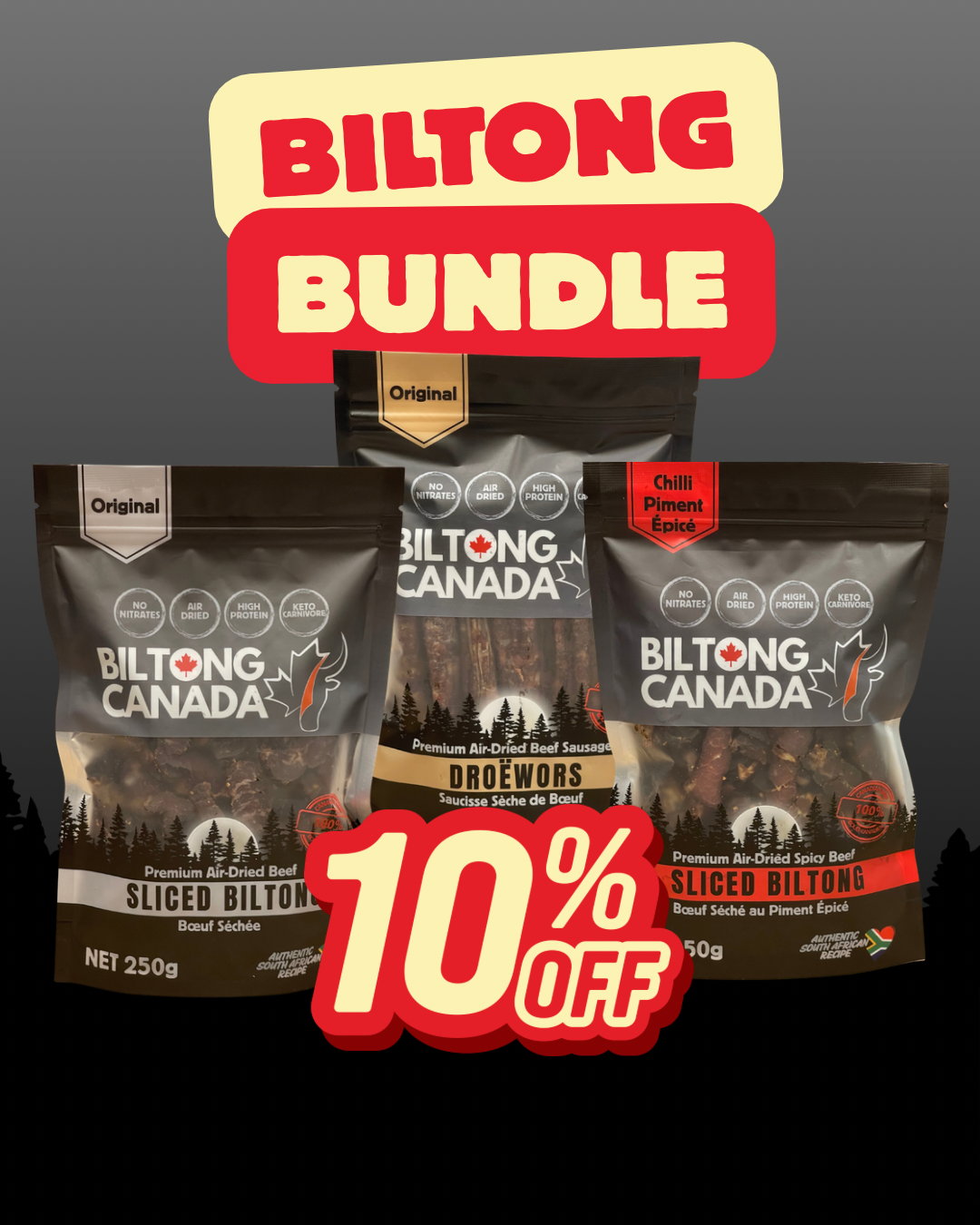 Biltong Variety Pack