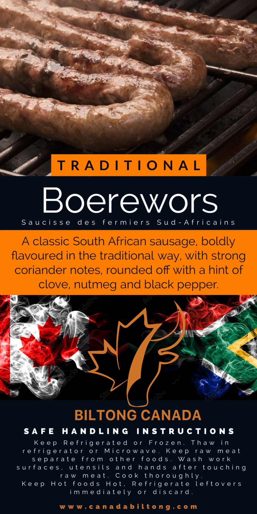Traditional Boerewors